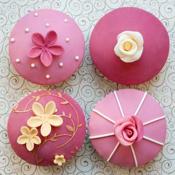 pink cupcakes